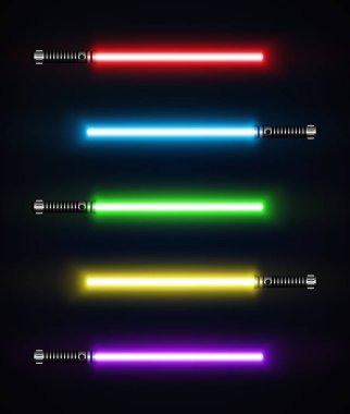 Lazer kılıç kümesi