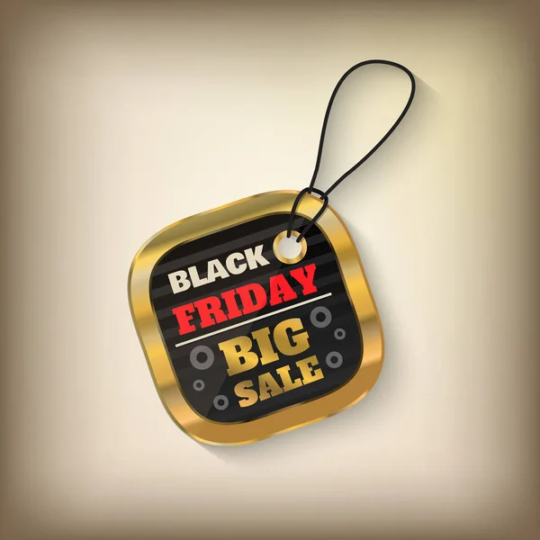 Verkaufstag am Black Friday — Stockvektor