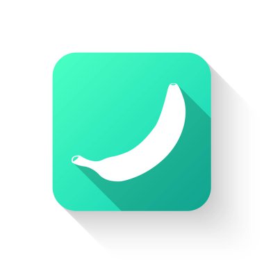 Vektör simge muz. Düz bir tarzda yapılmış