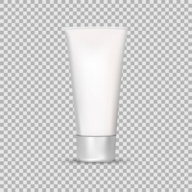 Alay kadar tüp, krem veya jel gri tonlamalı bir gerçekçi tarzda izole