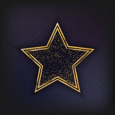 Şöhret Star kaldırımı vektör illüstrasyon izole. Başarı Hollywood aktör Ödülü