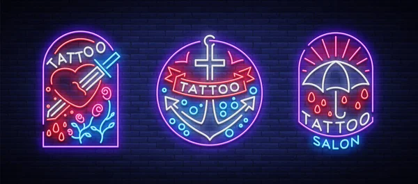 Graphique de tatouage artistique sur le cannabis au néon