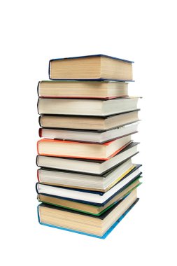 Beyaz arkaplanda izole edilmiş kitap.
