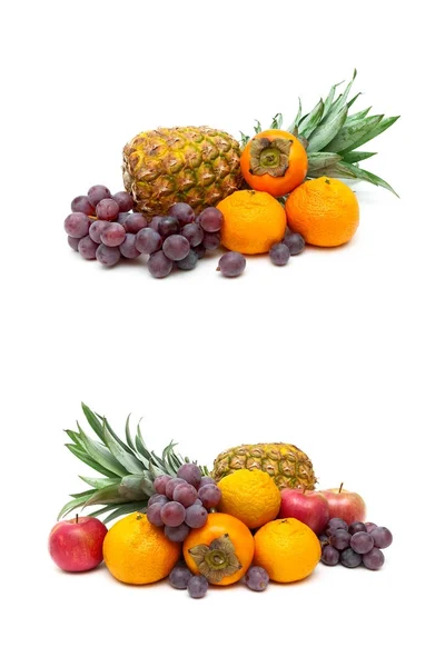 Vers fruit geïsoleerd op witte achtergrond — Stockfoto