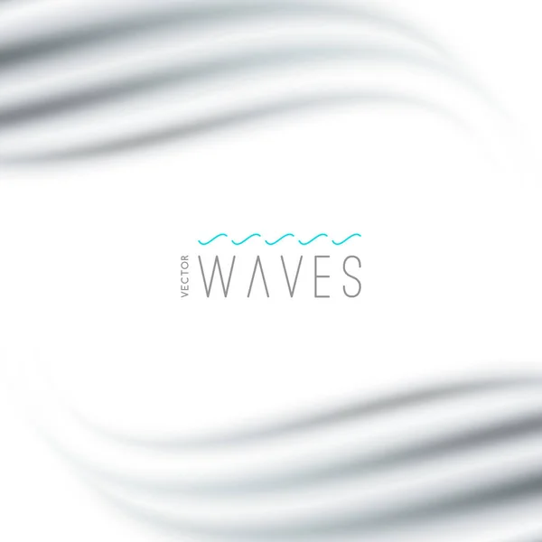 Abstrakter Hintergrund mit Wellen — Stockvektor