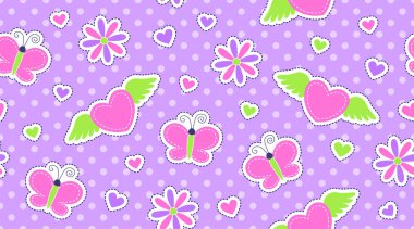 şirin etiketleri seamless modeli