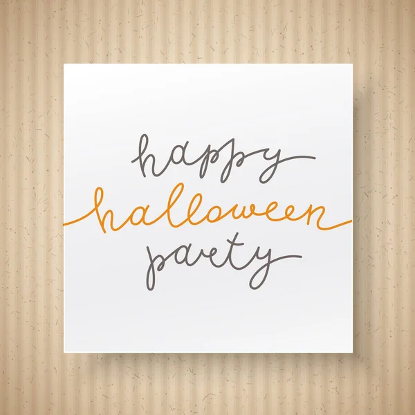 Boldog Halloween party — Stock Vector