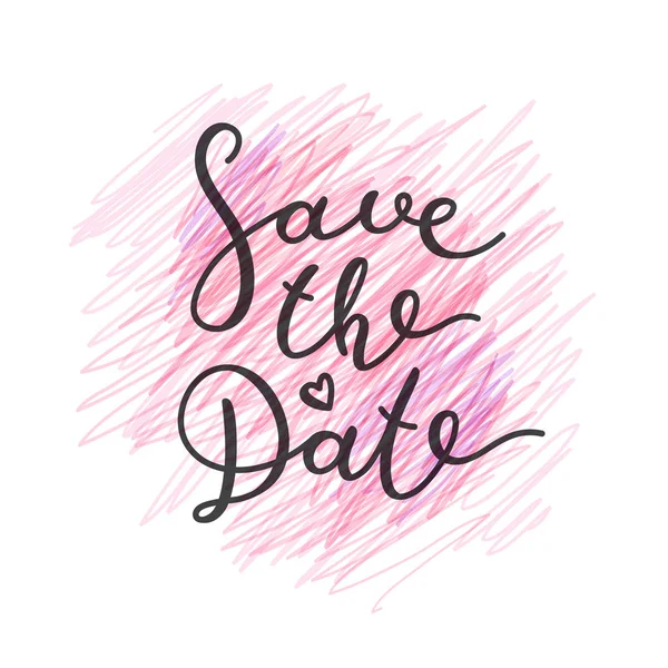 Save the date — Stock Vector