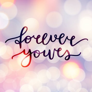 sonsuza kadar senin yazı