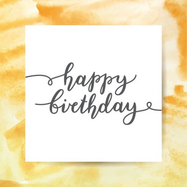 Mutlu doğum günü mektupları