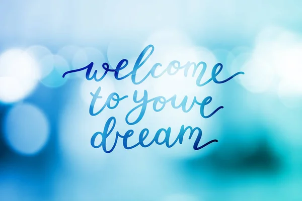 Välkommen till din dröm — Stock vektor