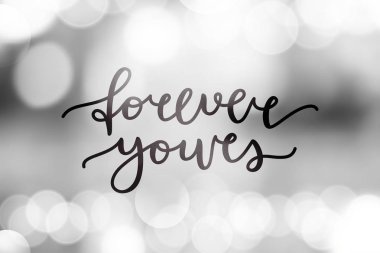 sonsuza kadar senin yazı