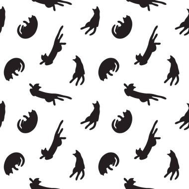 Kediler seamless modeli