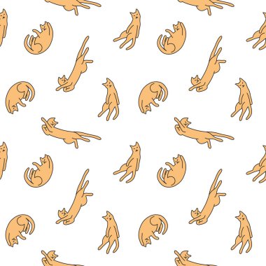 Kediler seamless modeli