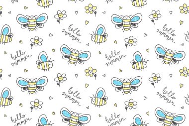 Kelebekler seamless modeli el çekilmiş