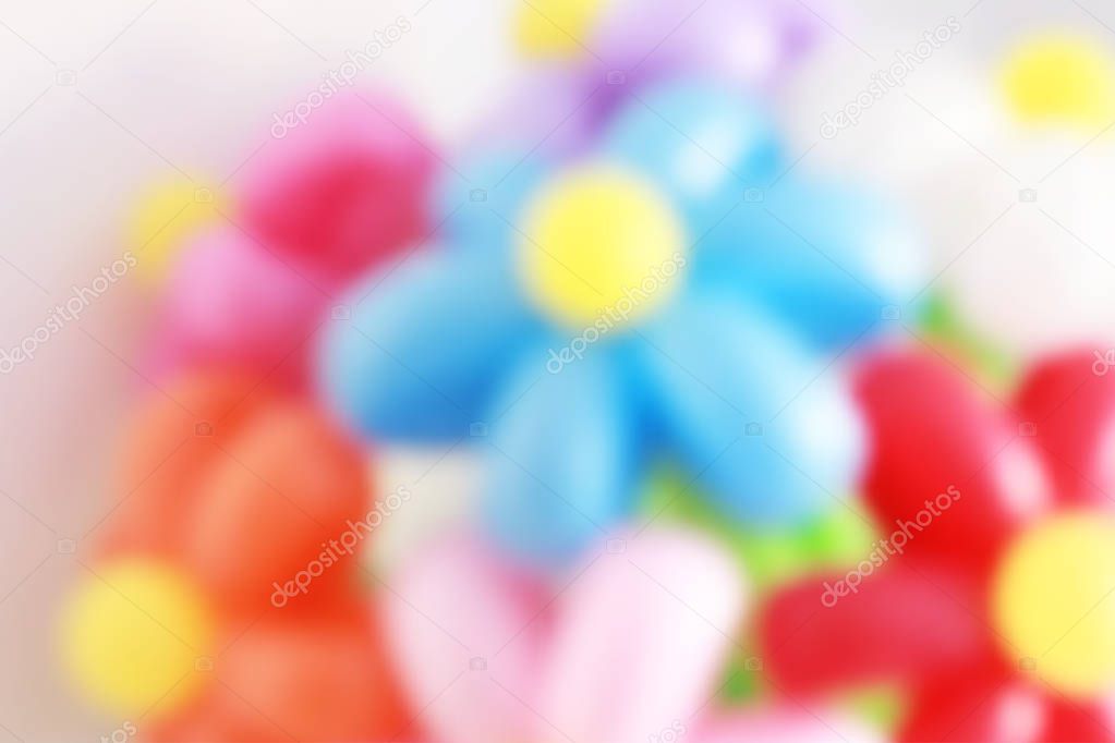 blurred flowers background