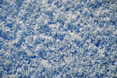 mavi parlak beyaz karda