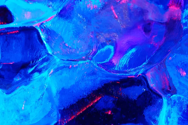 Beautiful colorful ice structure — Stock Photo, Image