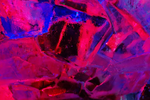 美しいカラフルな氷の構造 — ストック写真
