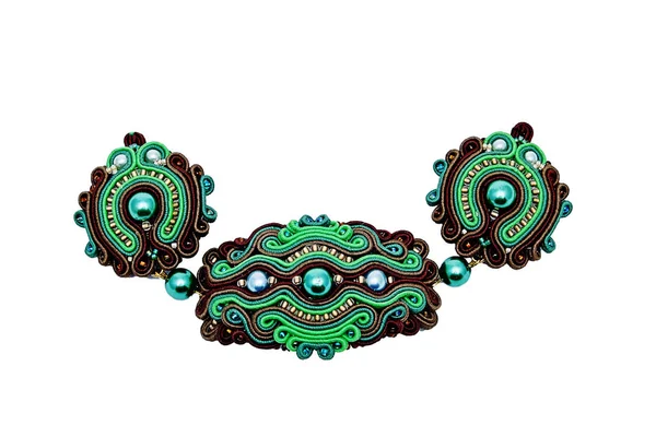 Belo designer de jóias artesanais — Fotografia de Stock