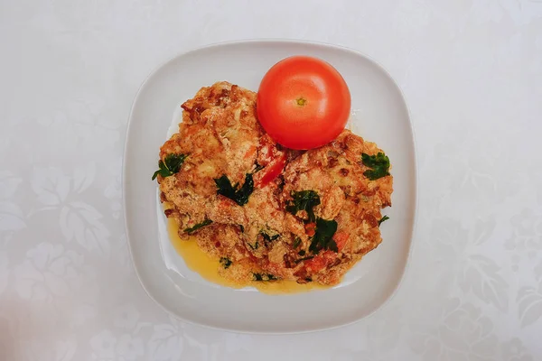 Carne asada con tomates — Foto de Stock