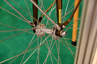 Bisiklet tekerleği yakın çekim