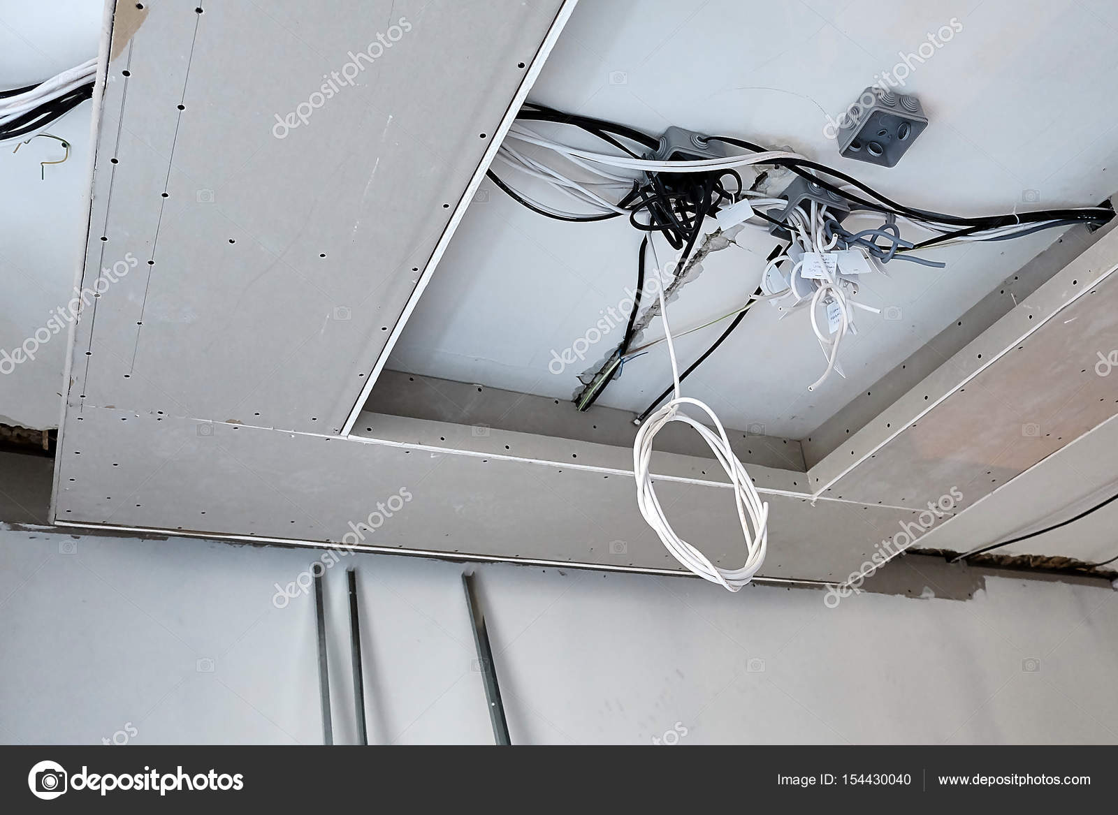 Installation of plasterboard ceiling. Installation technology. Apartment repair 6 Installation of plasterboard ceiling. Installation technology. Apartment repair 100