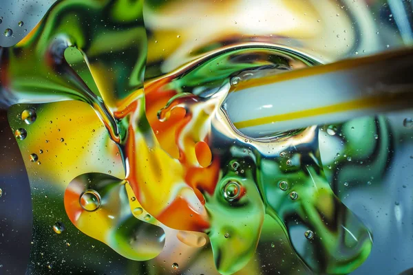 Красочный фон из капель воды — стоковое фото