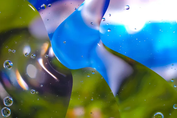 Fundo colorido de gotas de água — Fotografia de Stock