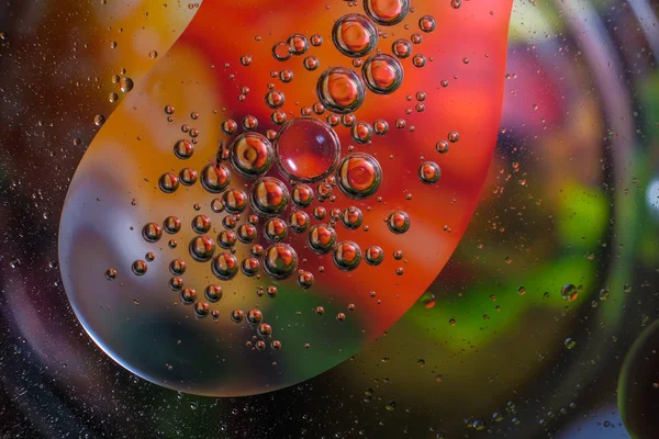 Sfondo colorato da gocce d'acqua — Foto Stock