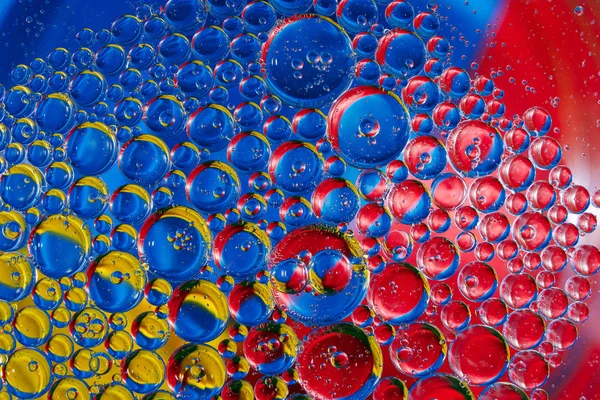 Fundo colorido de gotas de água — Fotografia de Stock