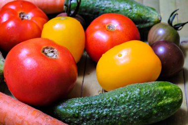 Taze sebzelerle dolu bir hayat