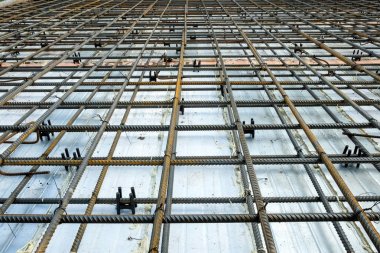 mesh takviye beton levha için