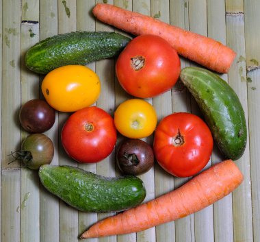 Taze sebzelerle dolu bir hayat