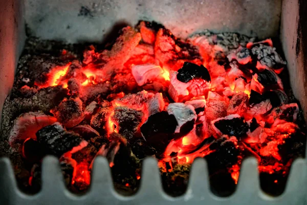 家の小さな暖炉 — ストック写真