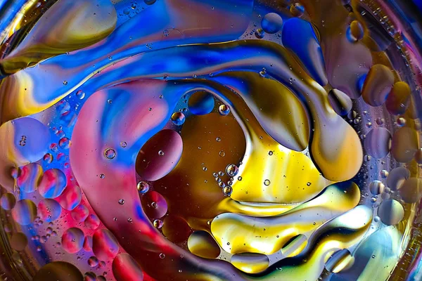 Fundo colorido de gotas de água — Fotografia de Stock