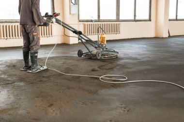 dökülen beton levha