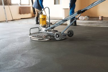 dökülen beton levha