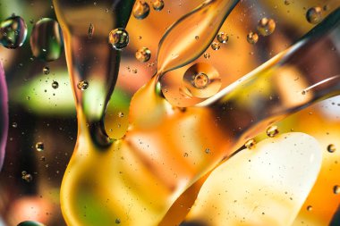 Su damlalarından gelen renkli arkaplan