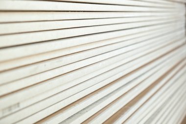 yakın mesafeden üzerinden drywall bir yığının fotoğraf