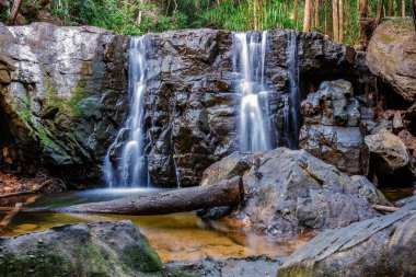 beautiful waterfall on the island of Phu Quoc