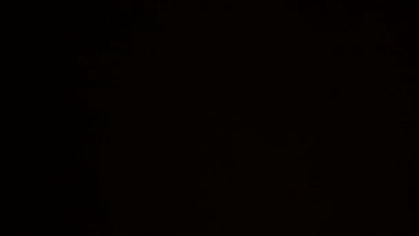 Утечка Света Рукой Пленка Burn Overlay Lifetime Light Импульсы Перчатки — стоковое видео