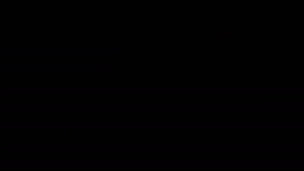 Эффект Ожога Пленки Поместите Экрана Добавьте Режим Композиции Над Видео — стоковое видео