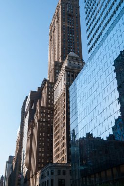 Manhattan'ın modern ve eski binalar