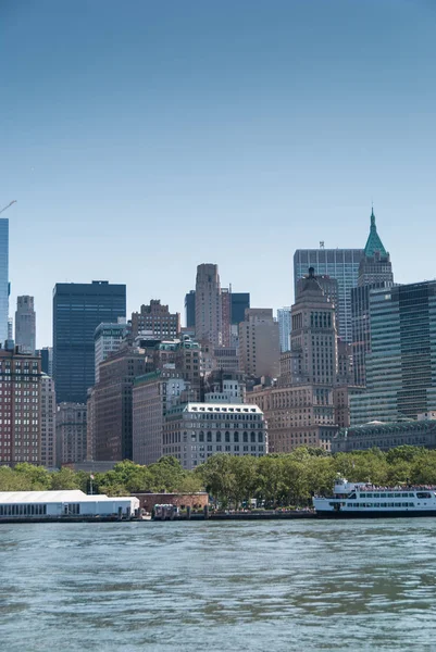 맨하탄 다운 타운 가까이 — 스톡 사진