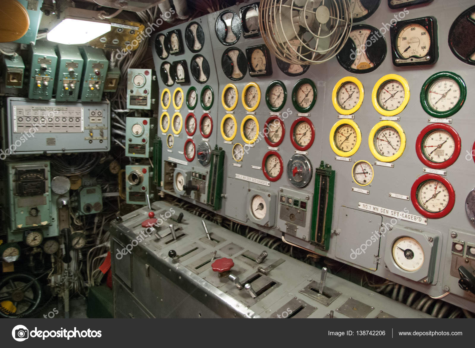 Wwii Submarine Control Room Stock Photo C Maskalin 138742206