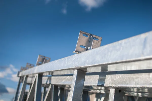 Costruzione in acciaio zincato — Foto Stock