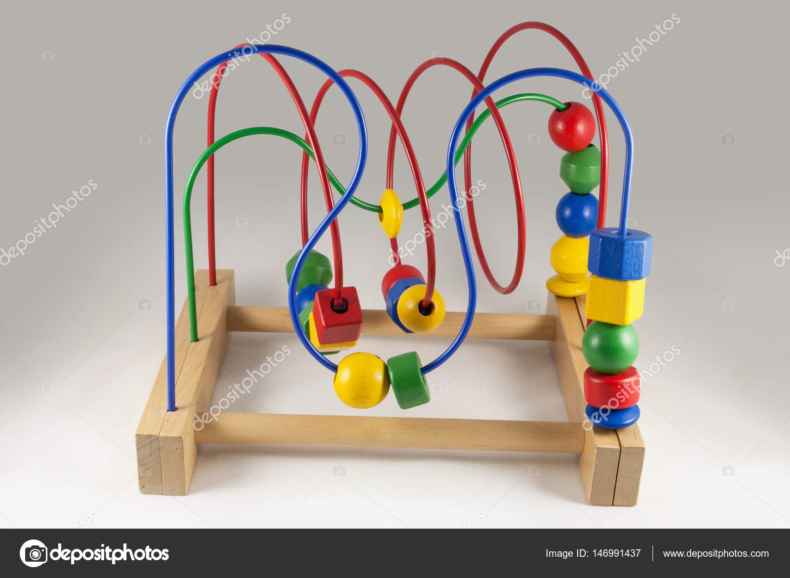 bead roller coaster toy