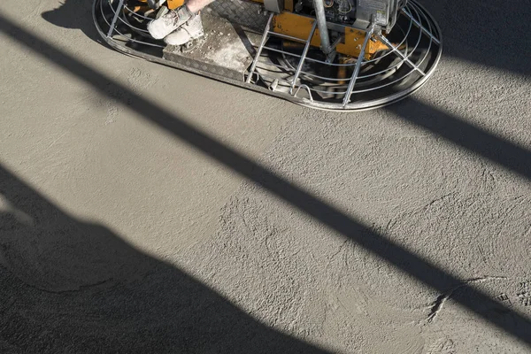 Máquina de moagem de piso de concreto — Fotografia de Stock