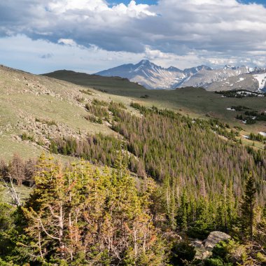 Rocky Montains 'da fırtınalar